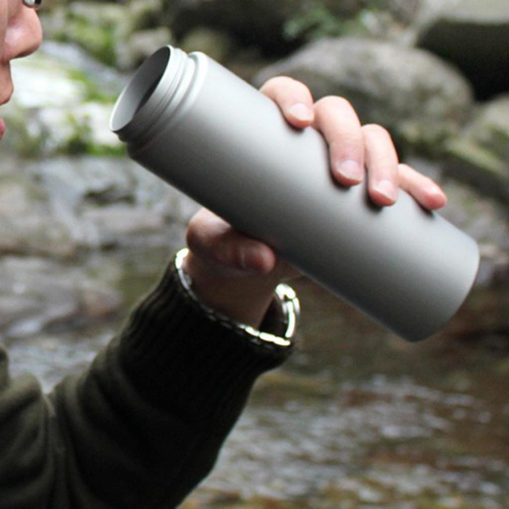 titanium water bottle cycling