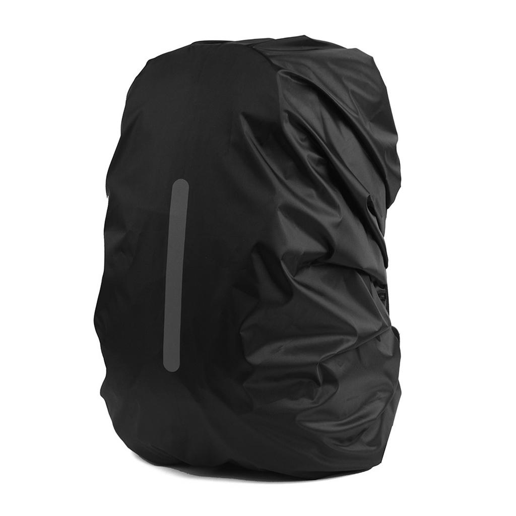 Adjustable Waterproof Rain Proof Backpack Cover Raincover 30-40L Black