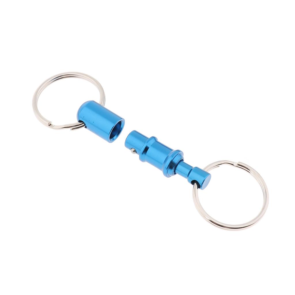 10 Piece Breakaway Key Ring Separate Car Keys Quick Release Keychain