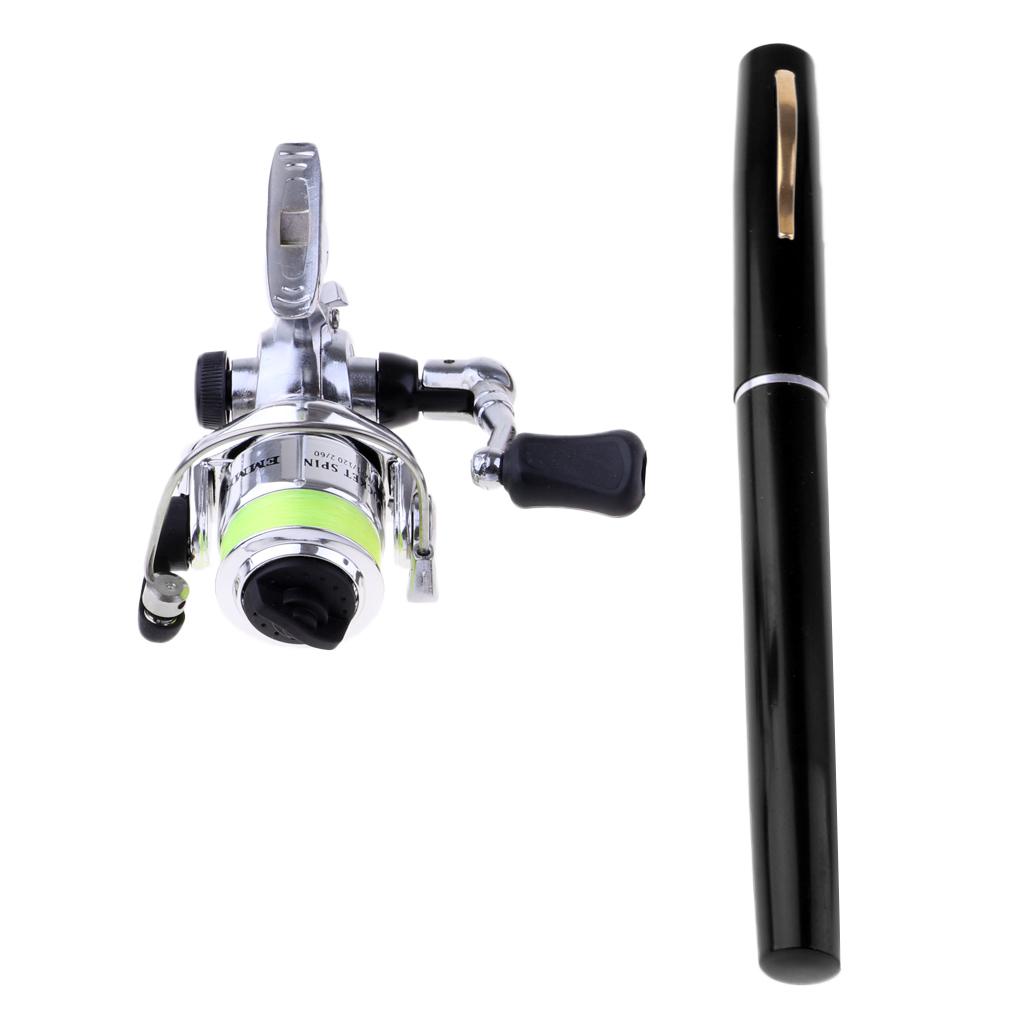 Pen Pocket Fishing Rod and Reel Line Combos Travel Portable Fishing Rod Kits 