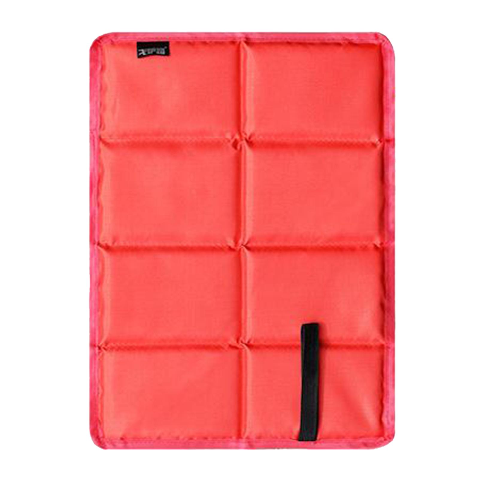Foldable Camping Seat Cushion Sitting Mat Waterproof Hiking Pad Red