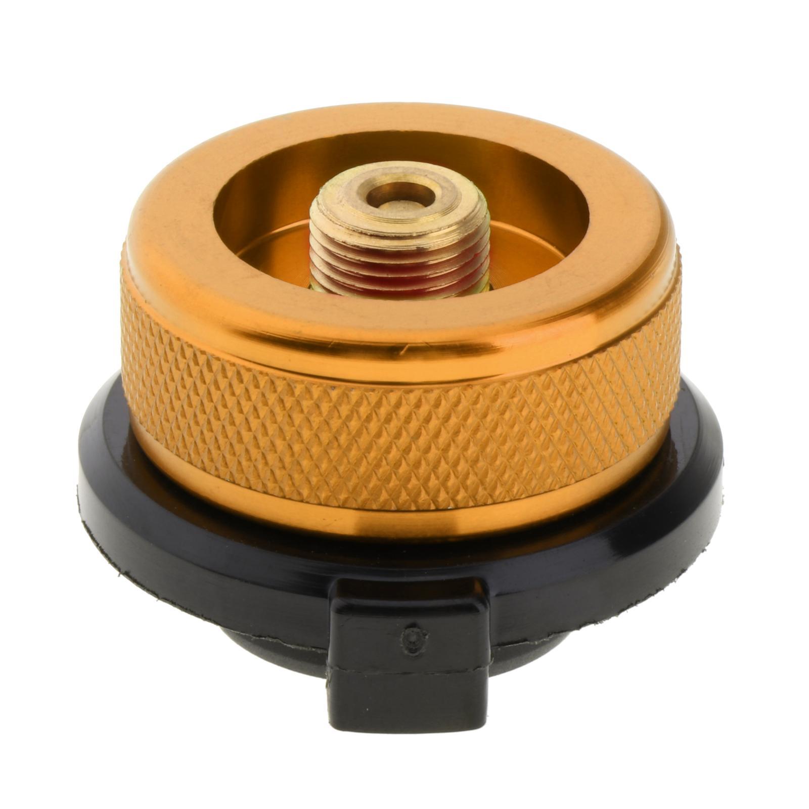 Camping Gas Tool 3 Furnaces Heads with Adapter Folding Backpacking Hiking