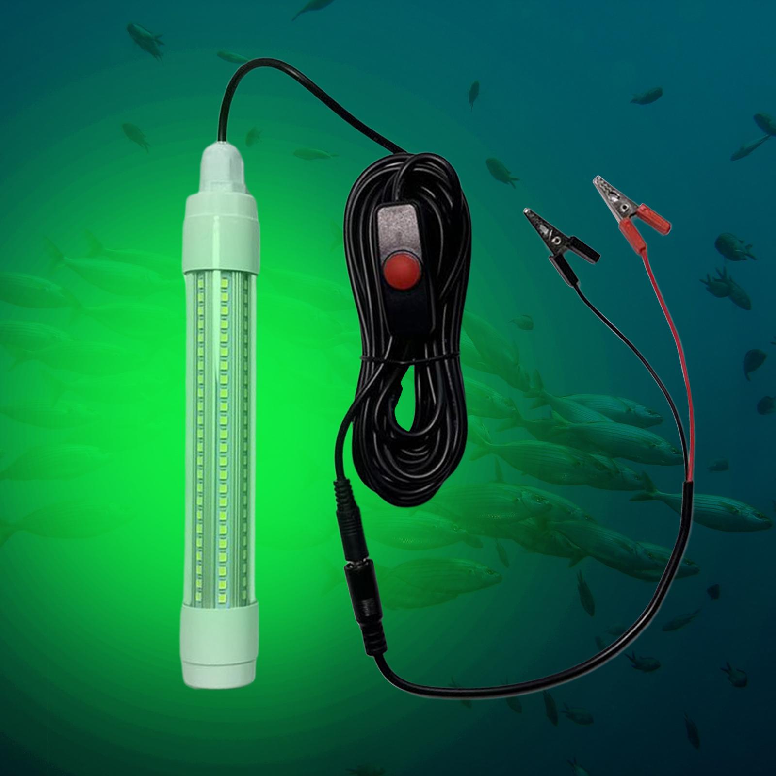 Fishing Light Lamps Underwater LED Prawns Squid Lure  Green Light