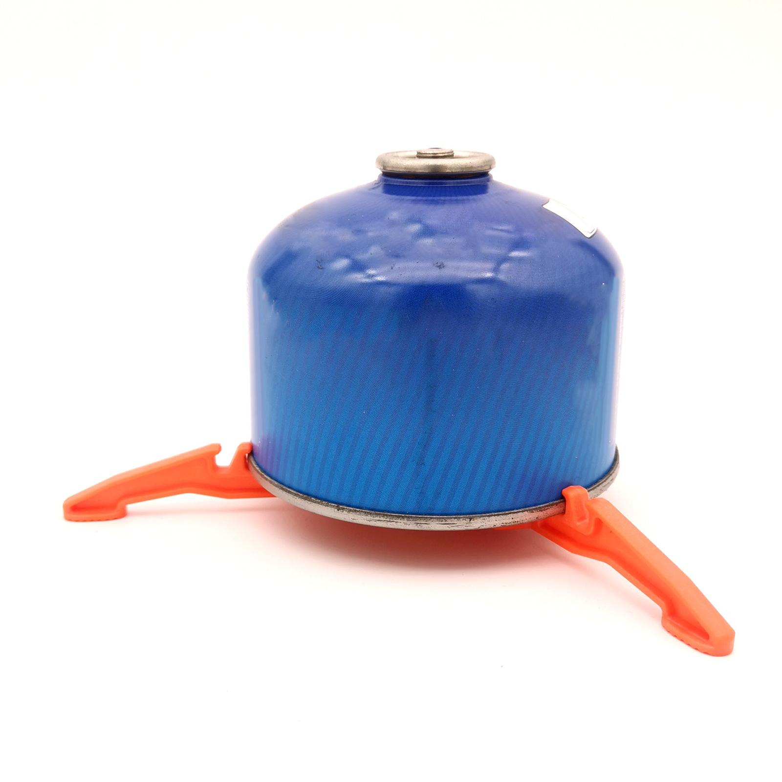 Gas Tank Bracket Canister Stand Camping Holder Fishing Cooking Hiking Orange