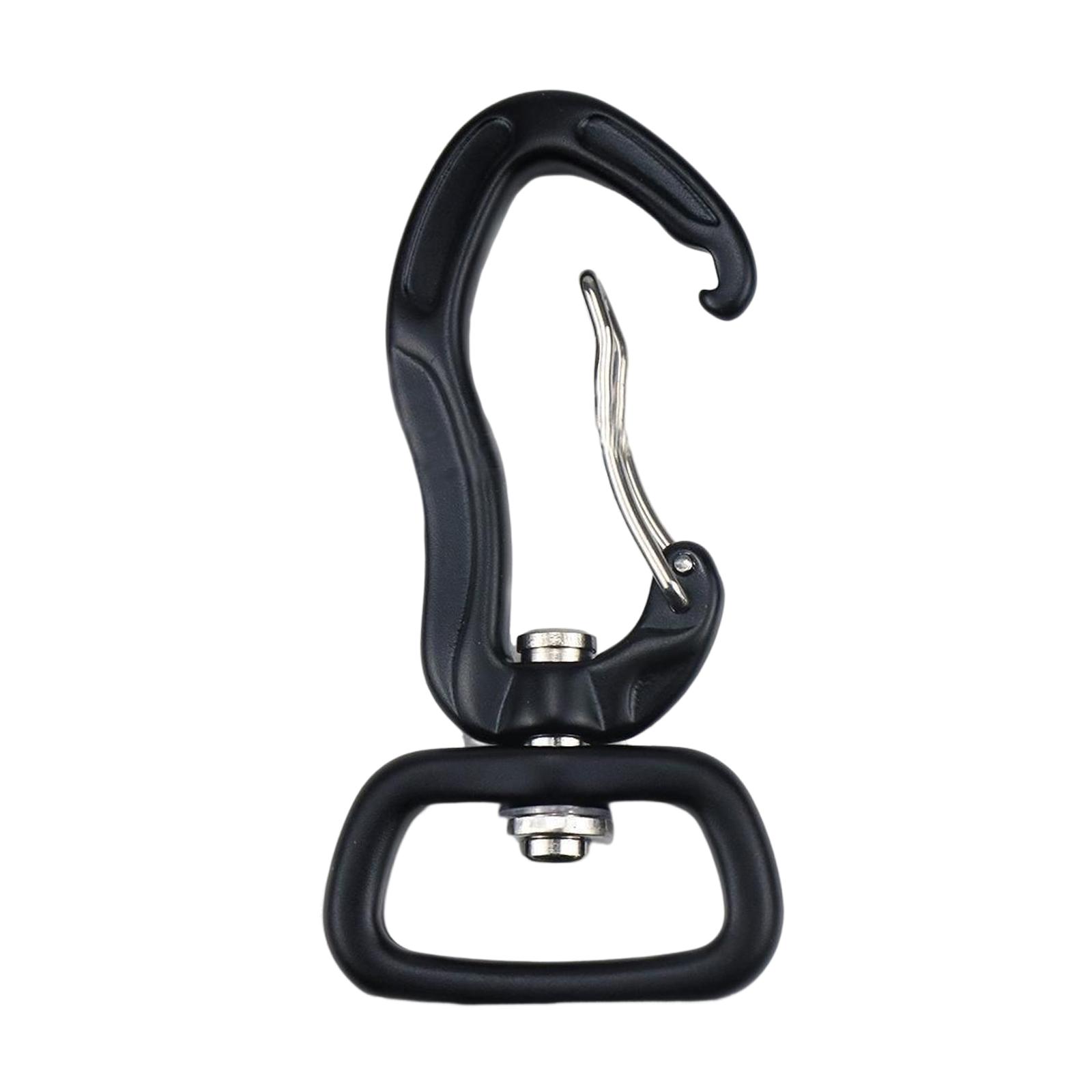 Swivel Carabiner Dog Leash Black
