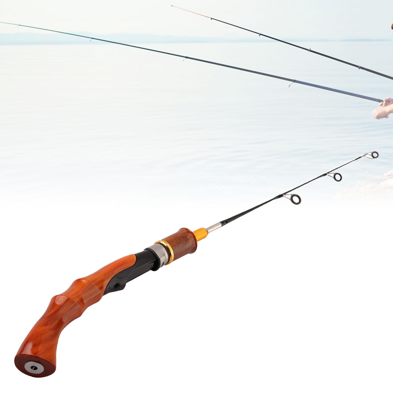 Ice Fishing Rods Easy to Travel Saltwater Fishing Boat Fishing Length 60cm