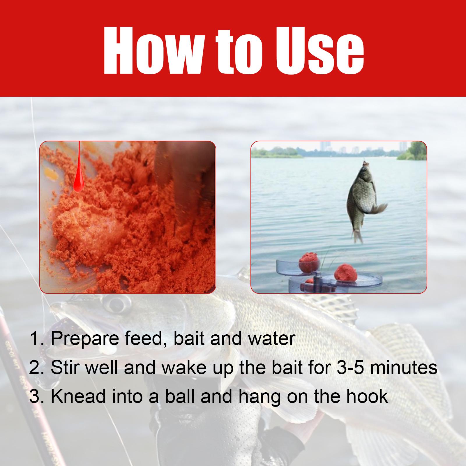 Red Worm Scent Tackle Fish Concentrated for Catfish Trout Crucian style B