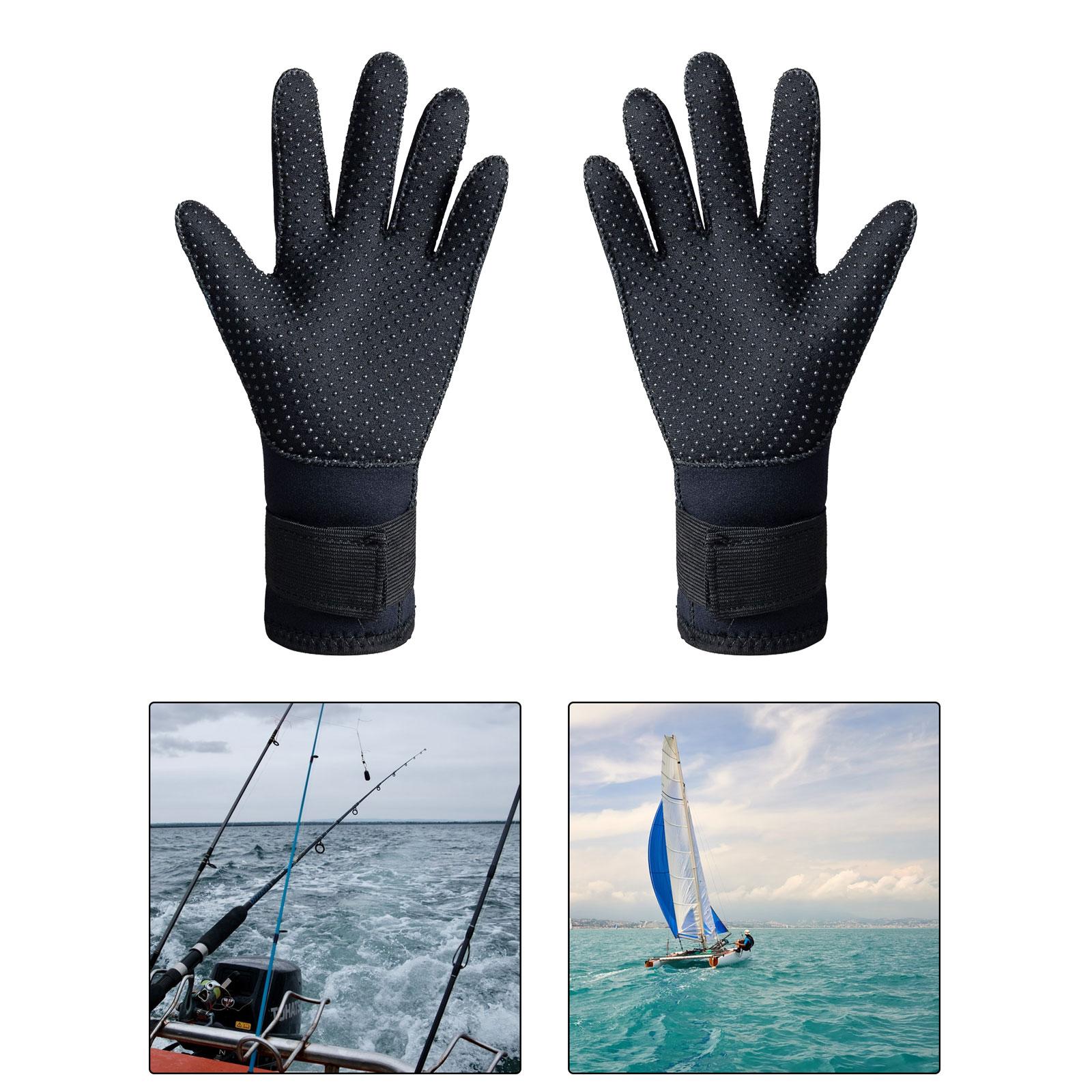 Scuba Diving Gloves Wetsuit Gloves Canoeing Lap Swimming Neoprene Gloves 3mm S