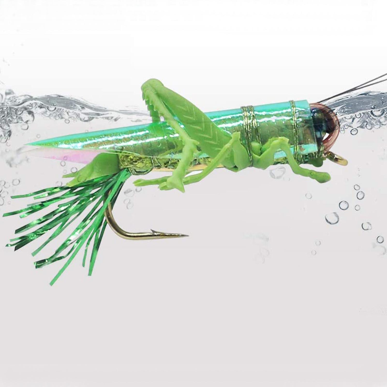 Locust Fishing Lures Crankbait Bass Lures Fishing Gift Slow Sinking Swimbait Green