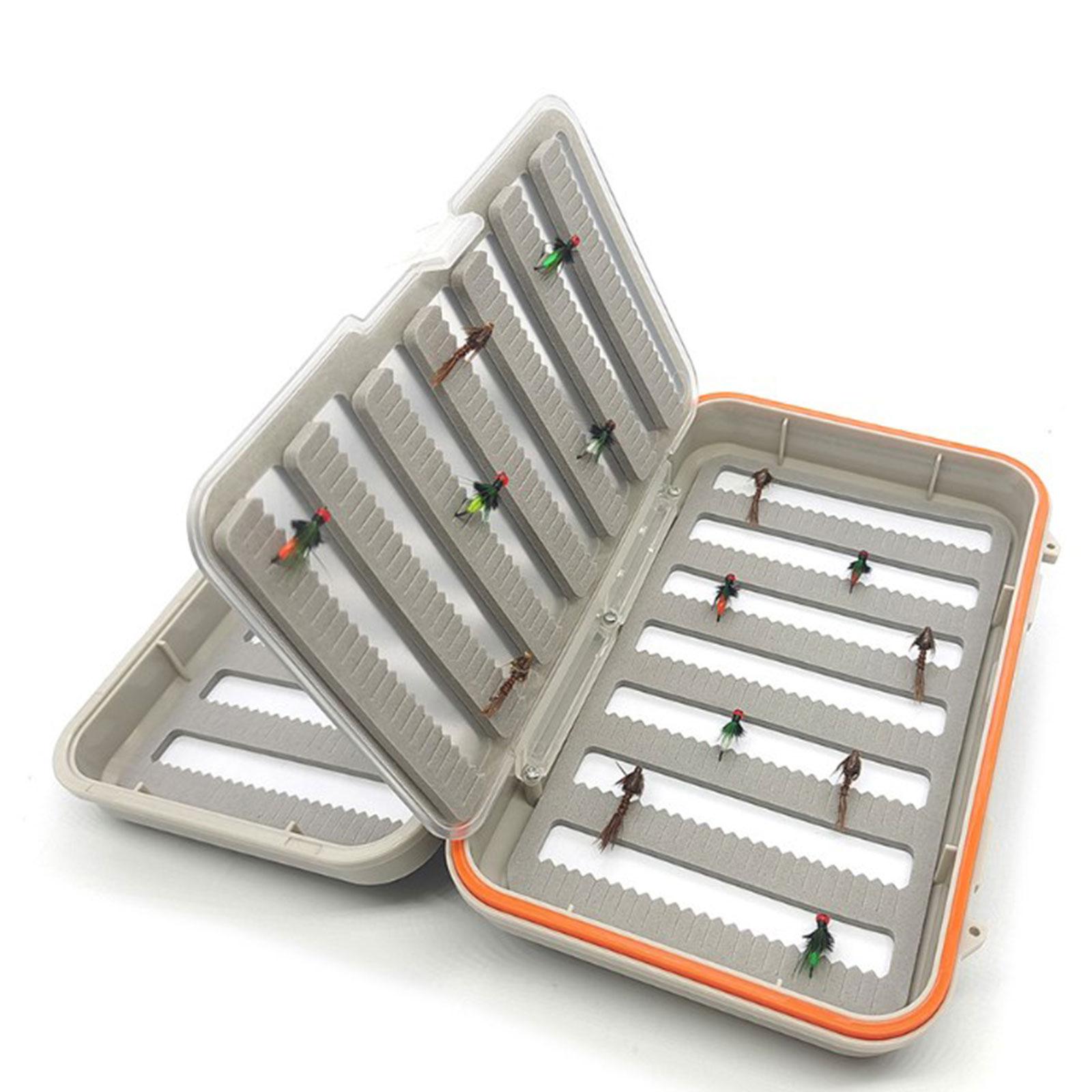Fly Fishing Flies Storage Fly Holder Freshwater Saltwater Waterproof Fly Box