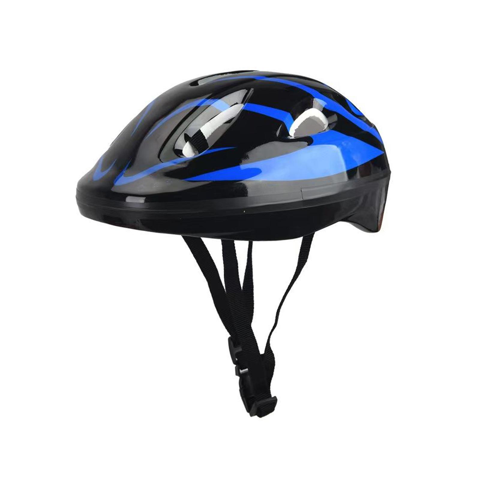 Kids Bicycle Helmet Black Blue