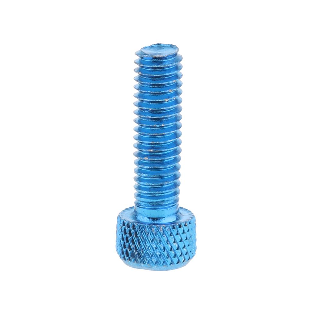 3x 10pcs M6x20mm Aluminum Hex Socket Cap Screws Head Key Bolt Blue