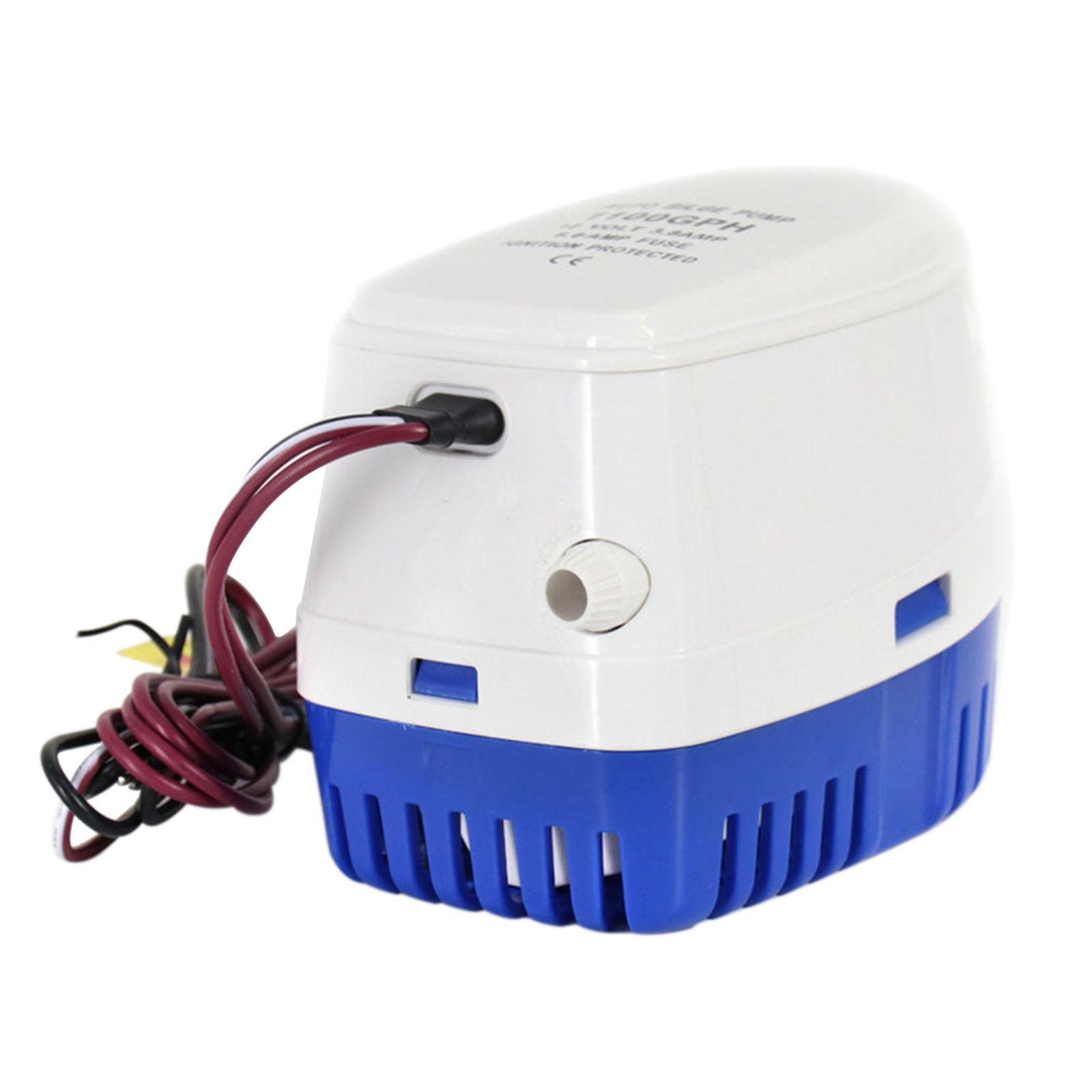 Automatic Submersible Yacht Bilge Water Pump Auto & Float Switch 24V 1100GPH