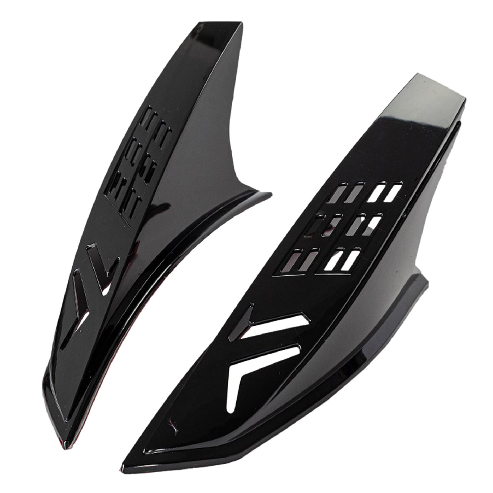 Motorcycle Helmet Horns Black