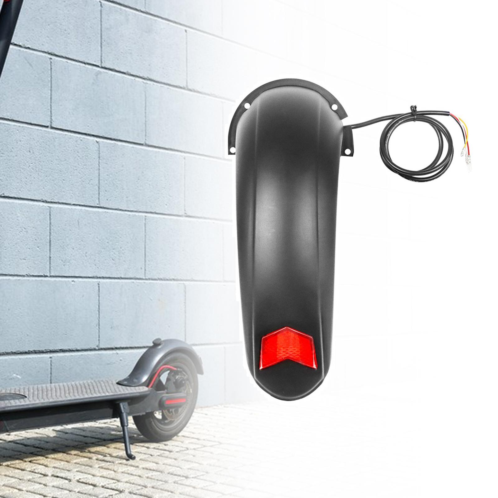Tire Mudguard with Tail Lights Guard Bicycle Electric Scooter Rear Fender