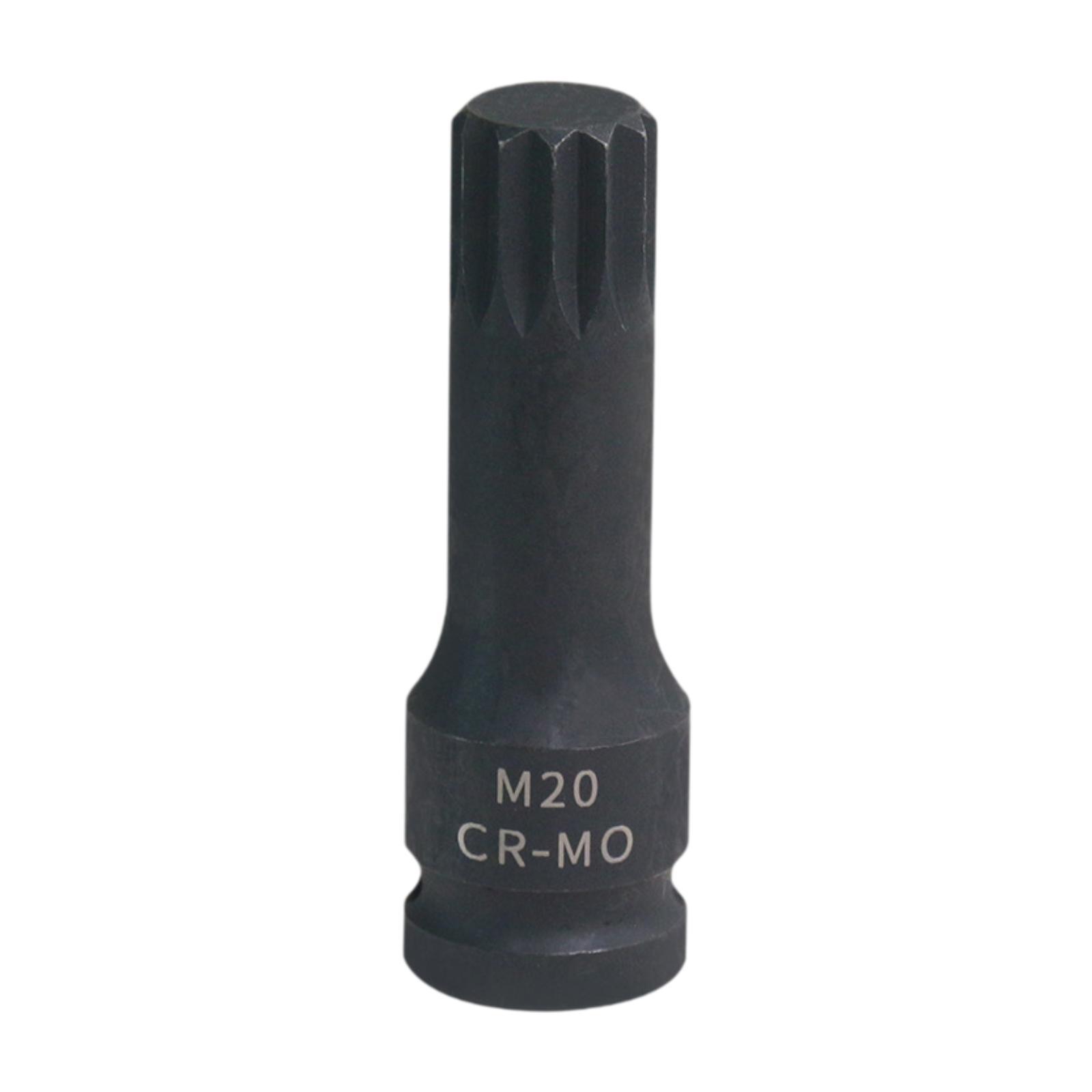 Triple Square Spline Bit Socket