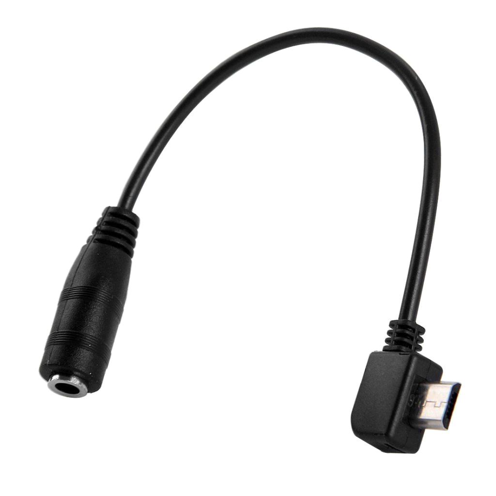 Micro USB Jack To 3.5mm Headphone Earphone Adapter Socket Audio Cable