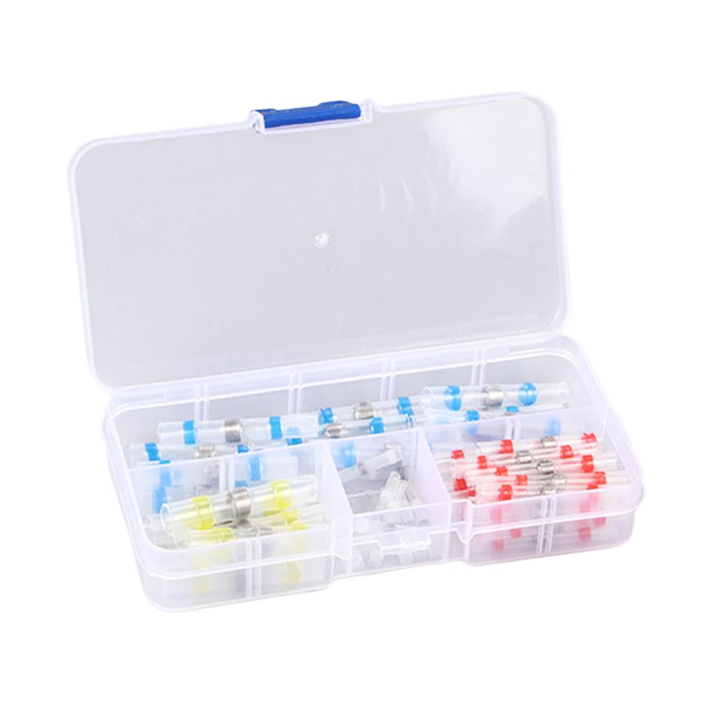  50Piece Waterproof Solder Sleeve Heat Shrink Tube Splice Terminal Connector