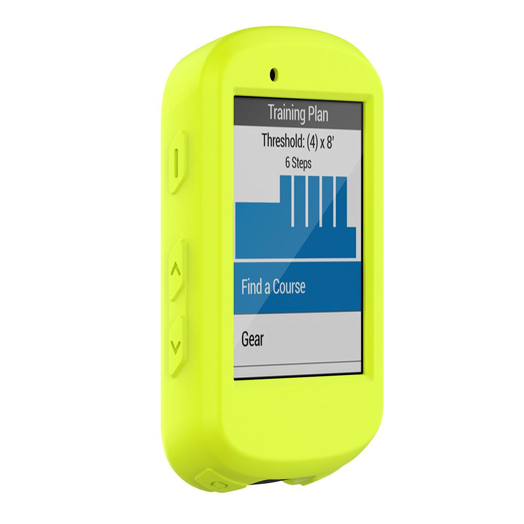 Bicycle Computer Silicone Protective Cover Case for Garmin edeg 530 Lemon
