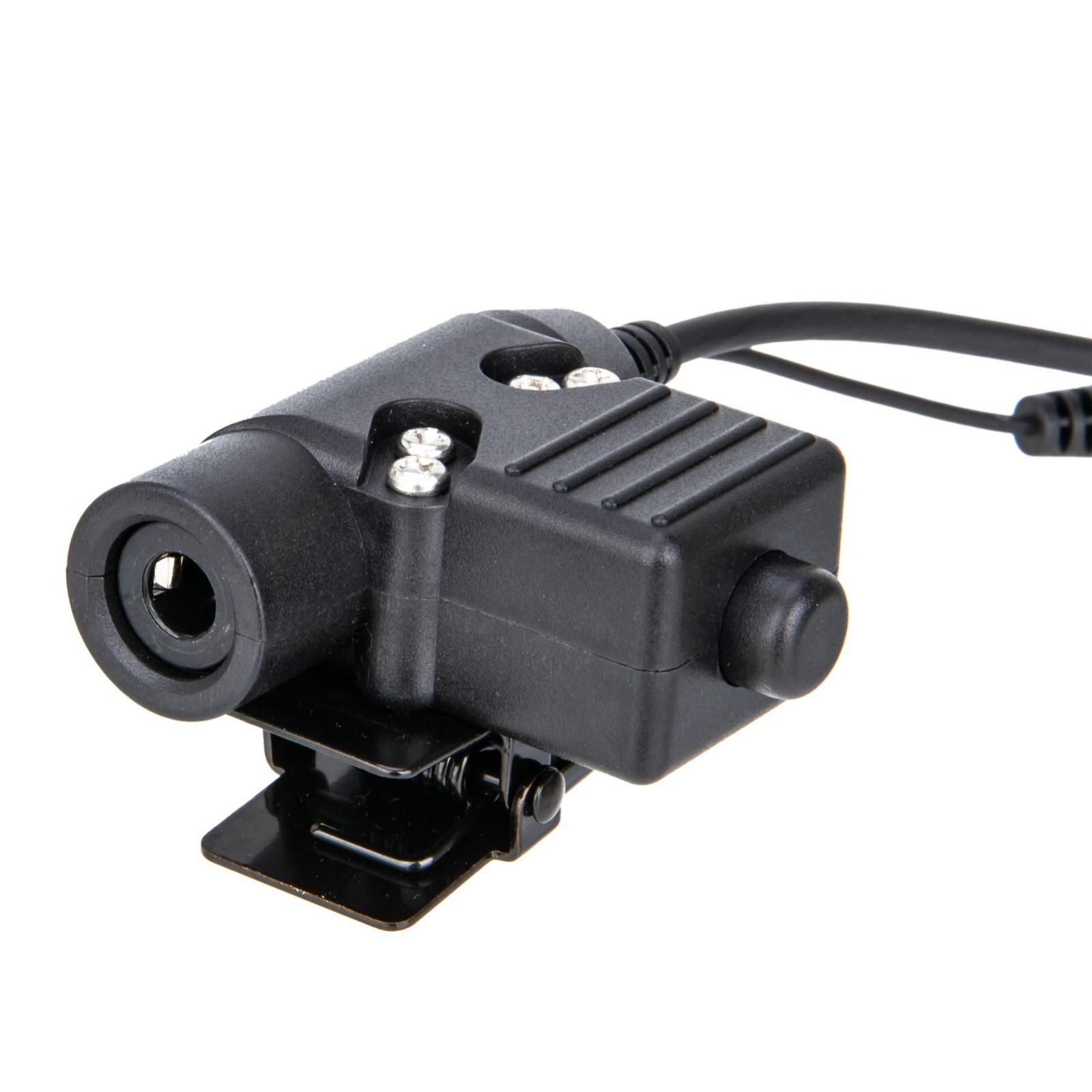 U94 PTT System Cable Finger Microphone Walkie Talkie Headset Connector Cable