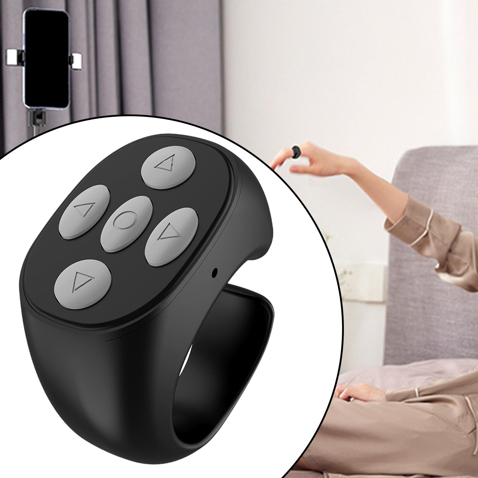 Remote Control Page Turner Phone Wireless Camera Shutter Remote Control Ring