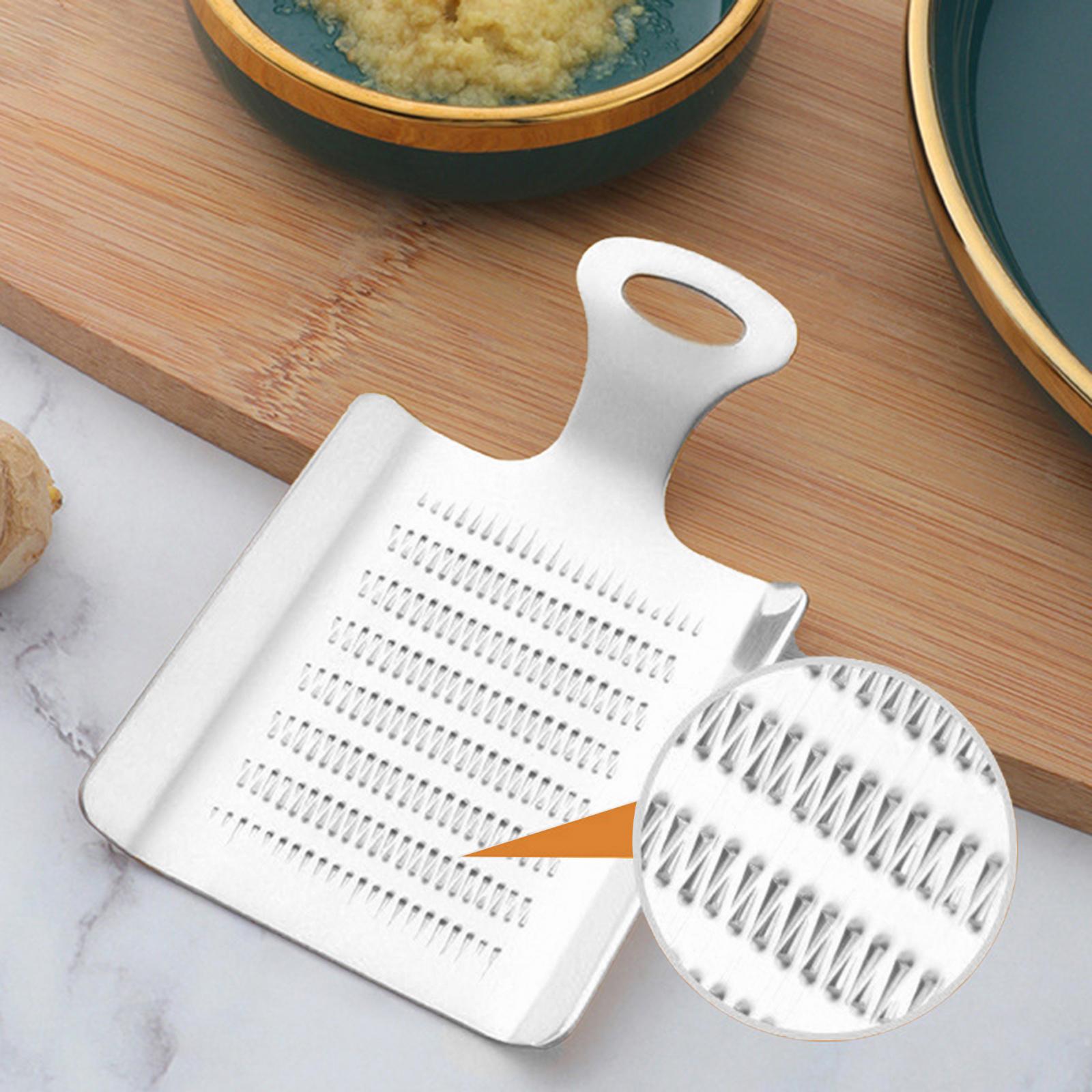 Ginger Grater Crusher Durable Supplies for Green Onion Kitchen Vegetables Argent