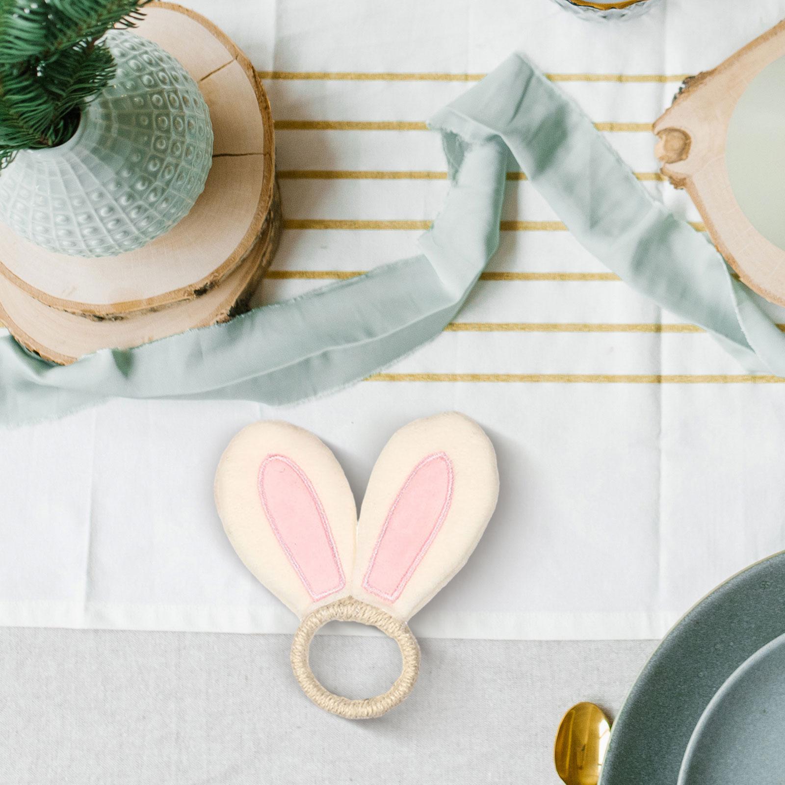 Easter Napkin Rings Ornament Napkin Buckle for Home Easter Thanksgiving