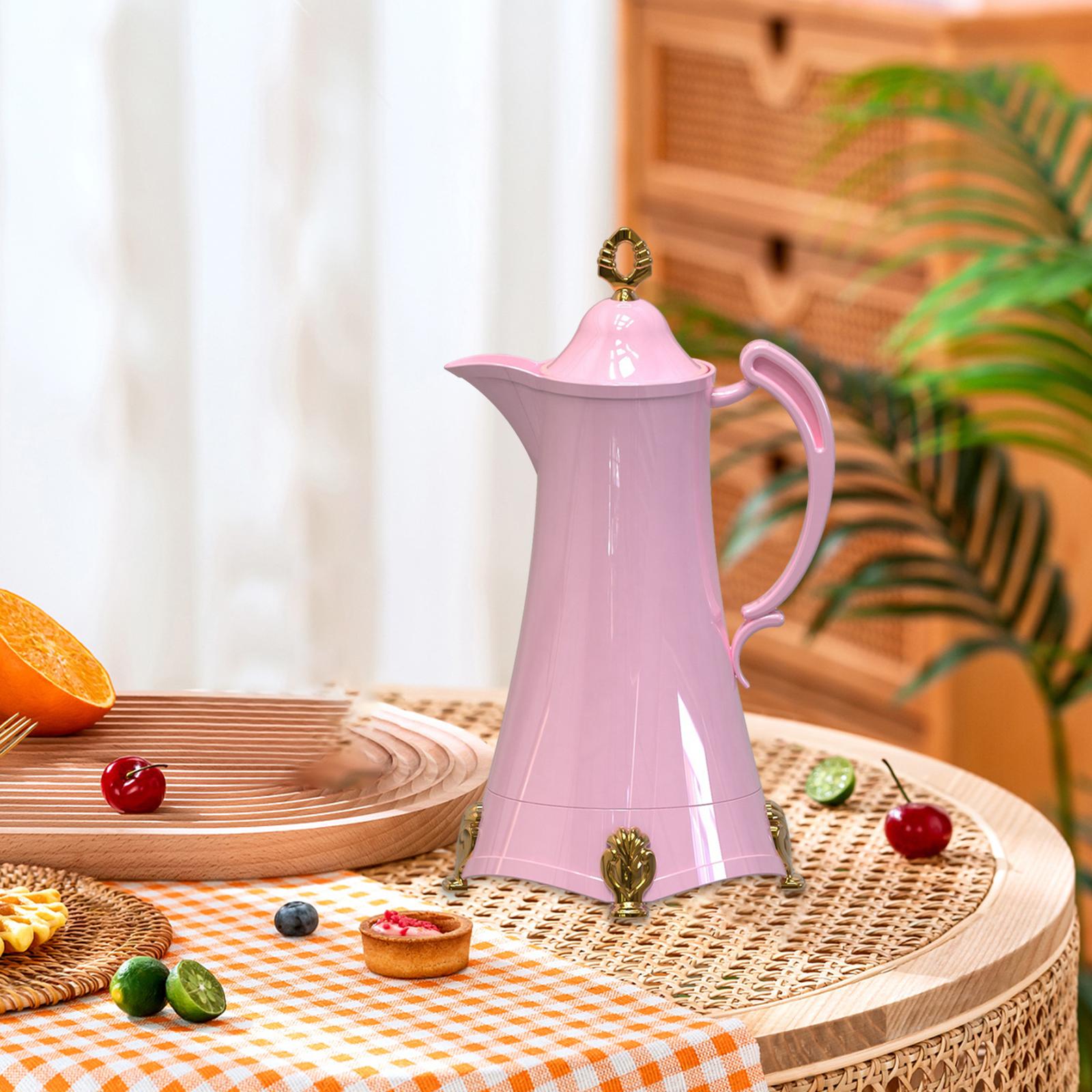 Thermal Coffee Carafe Leakproof Vacuum Insulated Coffee Insulated Coffee Pot pink