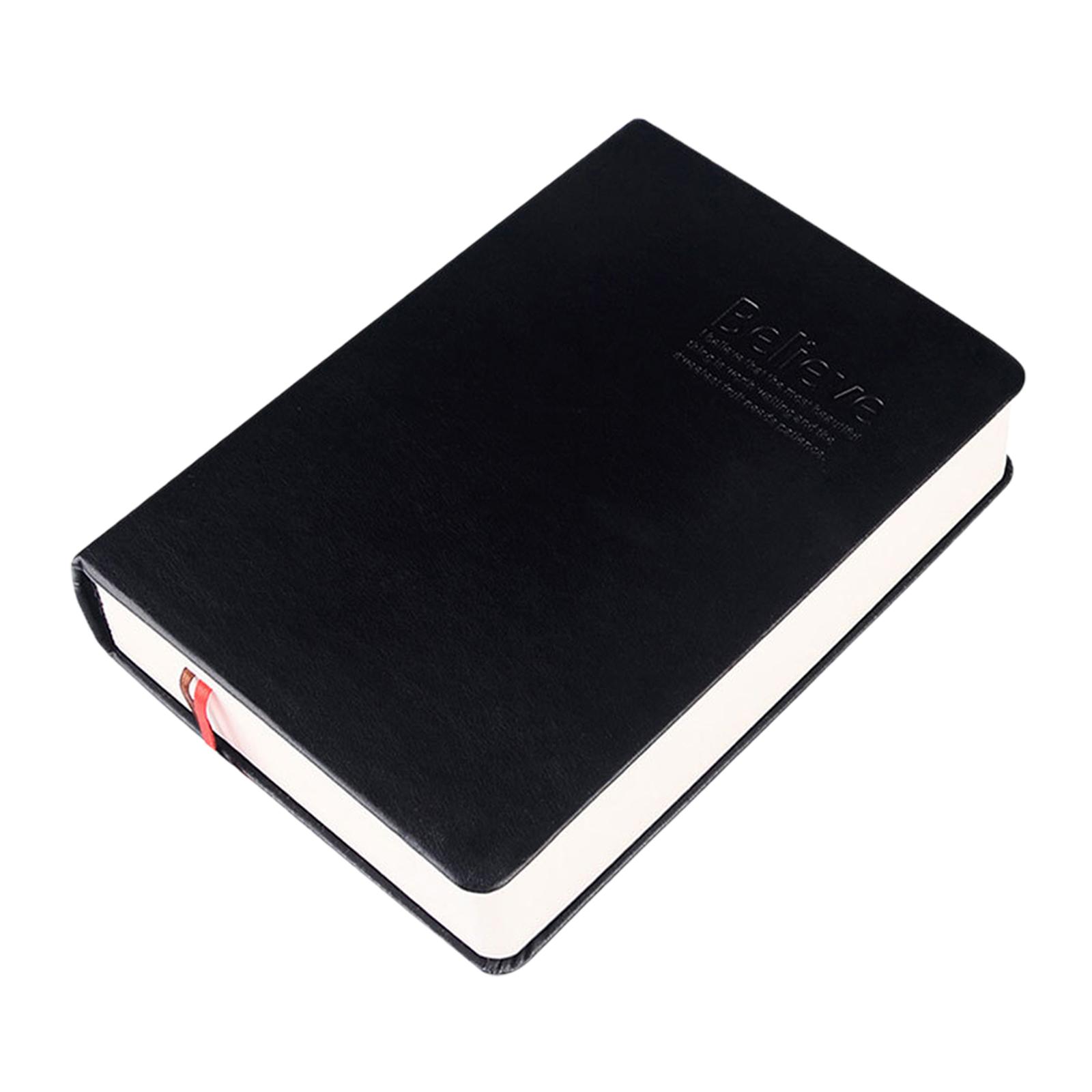 Thick Bible Notebook Home Retro Style Note Taking Journaling Notebook White Edge