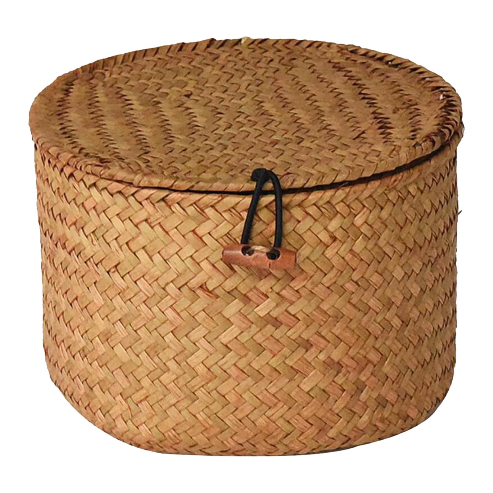 Seagrass Laundry Basket With Lid