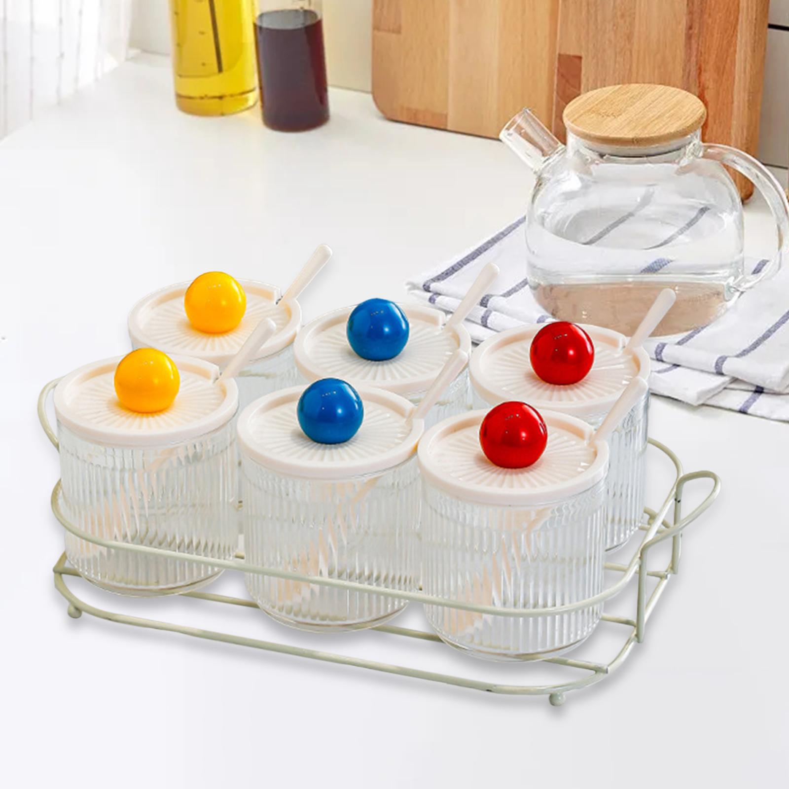 Condiment Container Kitchen Utensils Kitchen Condiment Storage Set Clear