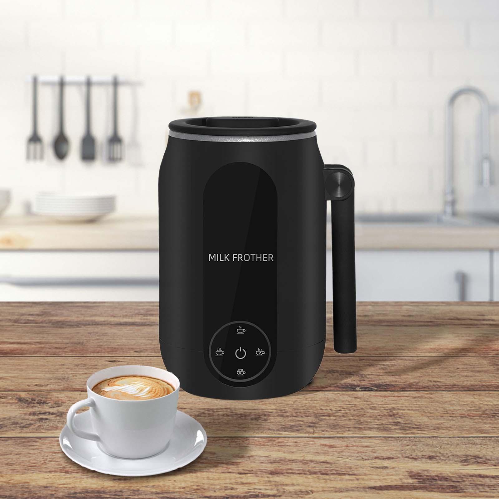 Electric Milk Frother 250ml Milk Steamer for Cream Caramel Macchiato Kitchen