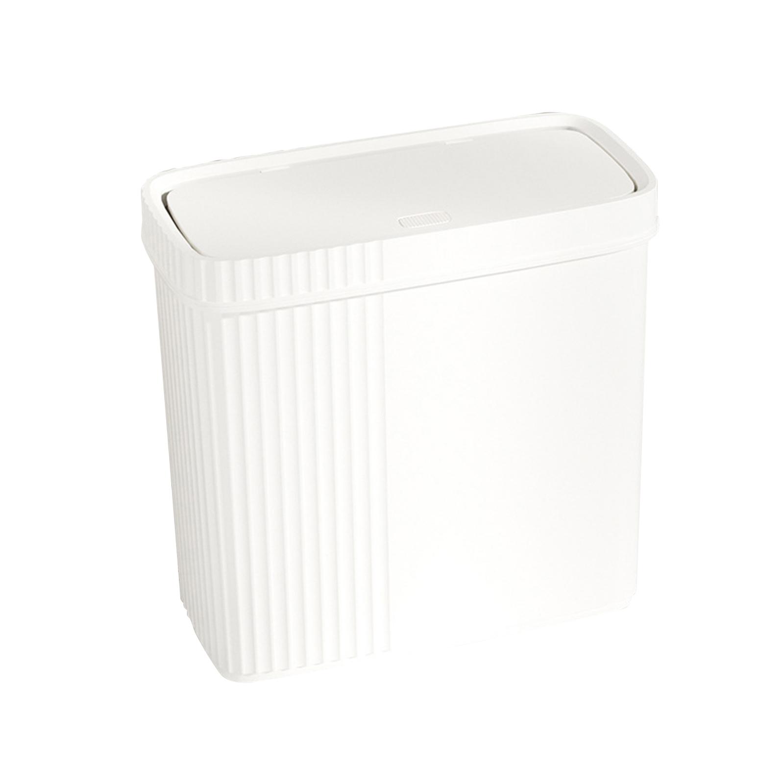Slim Narrow Bathroom Trash Can