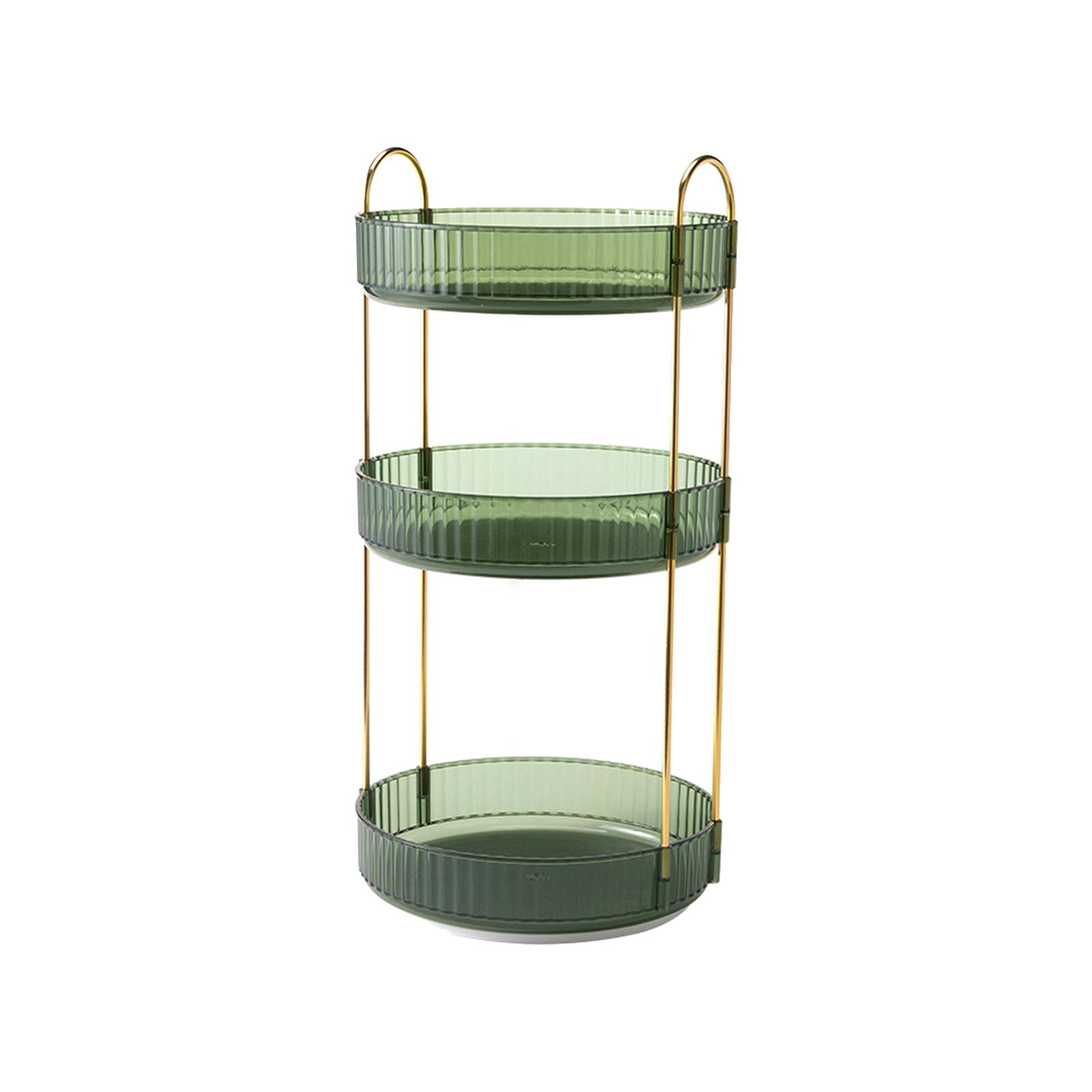 Makeup Storage Organizer 3 Layer Green