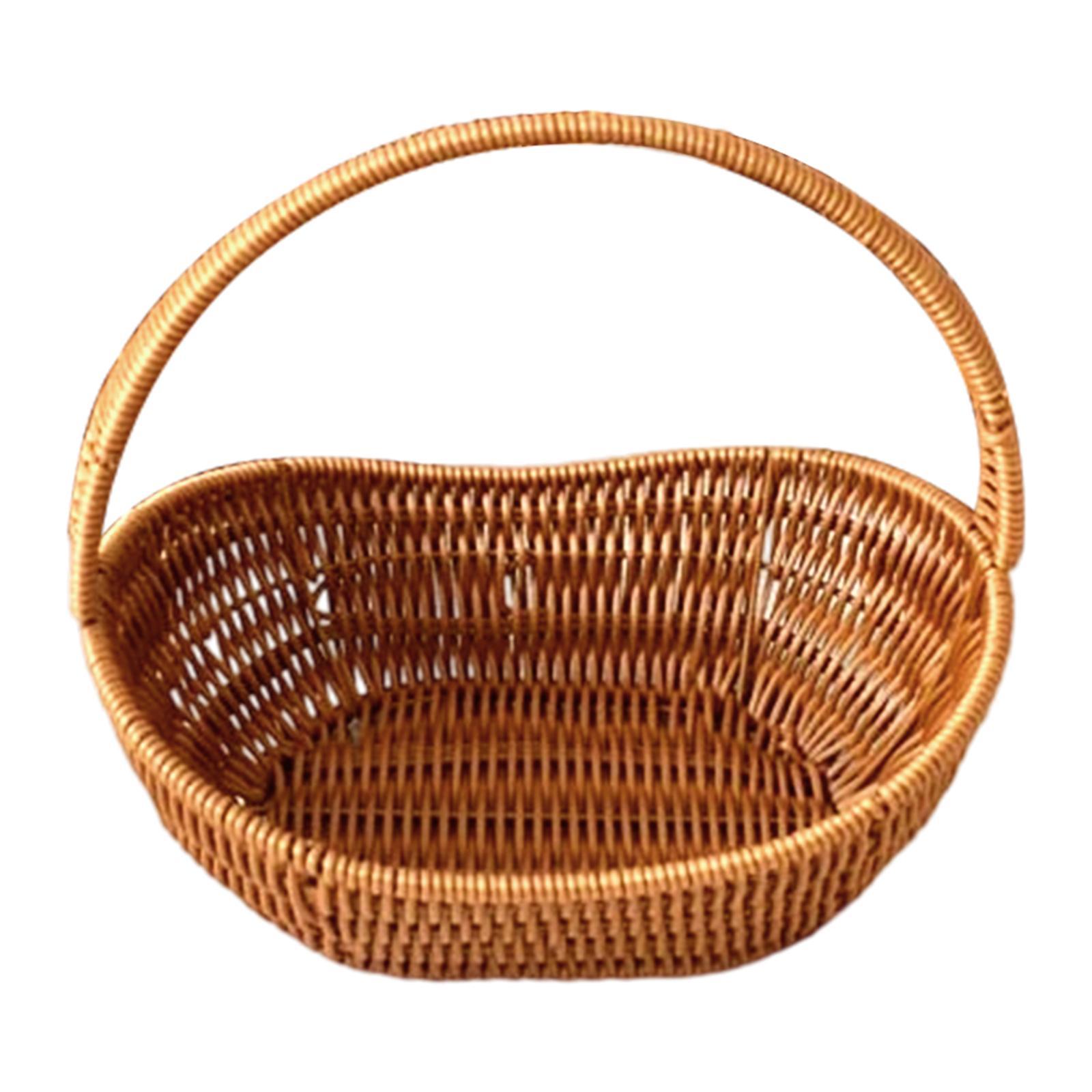 Outdoor PP Woven Picnic Basket Organizer Easy to Clean