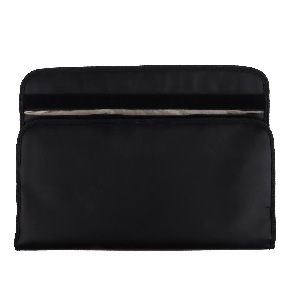 Black Portable Leather Laptop Notebook Bag Signal Shield Faraday