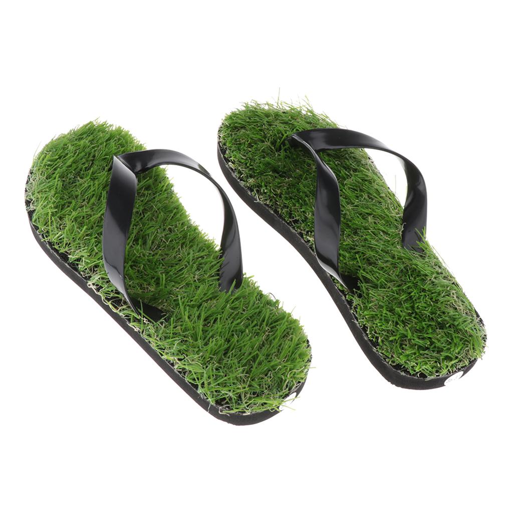 artificial grass slippers