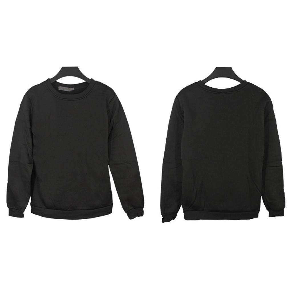 Download Men's Women's Crew Neck Plain Sweatshirt Fleece Activewear ...