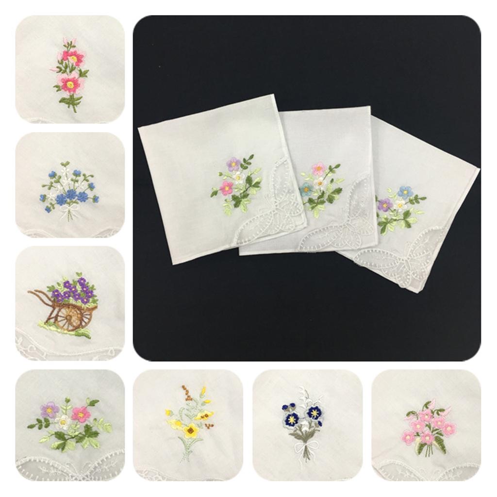 Cotton Floral Handkerchiefs
