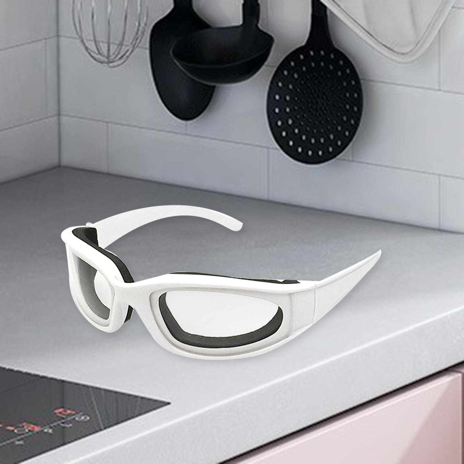 Practical Onion Goggles Tearless Household Kitchen Gadgets Eyewear Windproof White