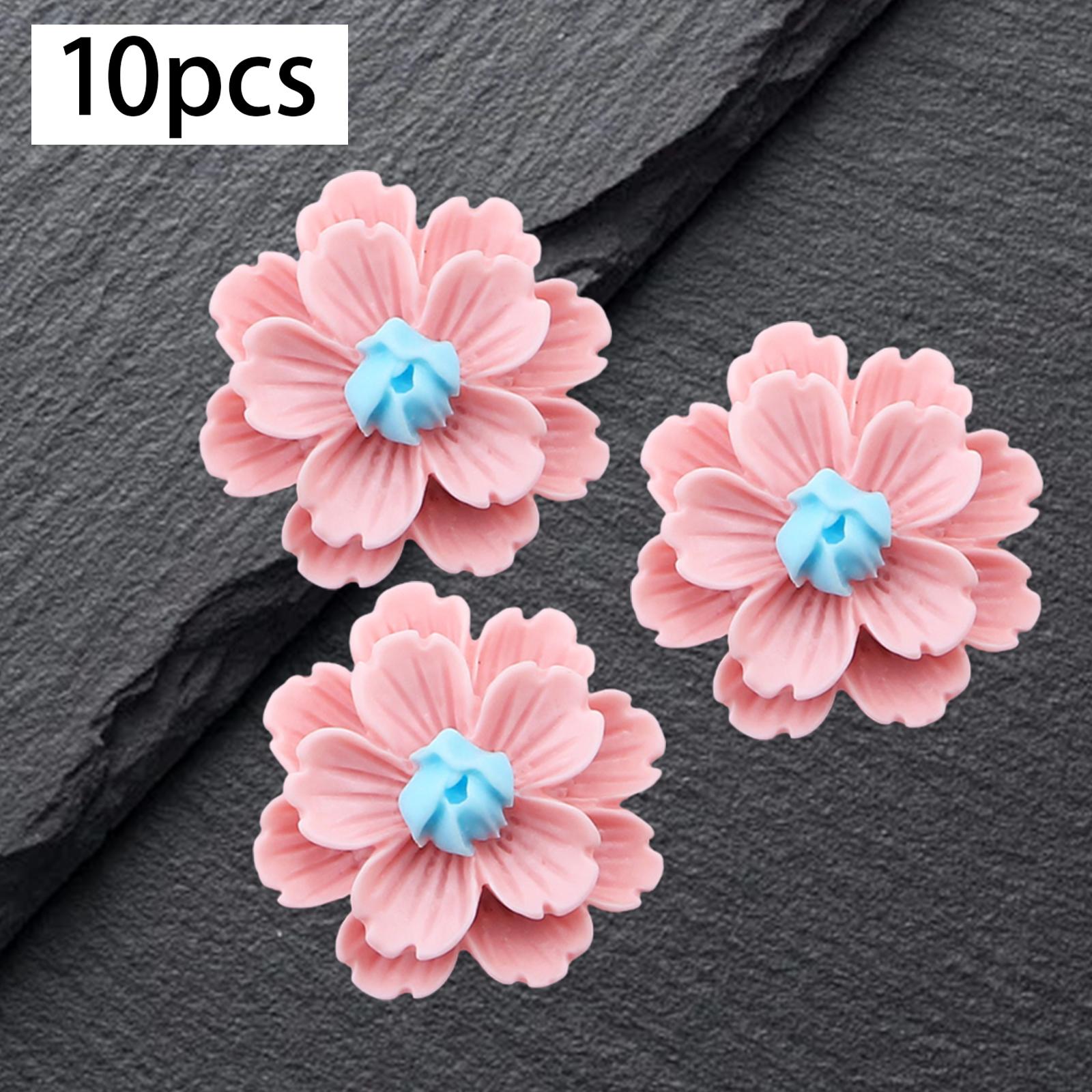 10x Resin Buttons Flatback DIY Phone Case DIY Phonecase Resin Embellishments Pink