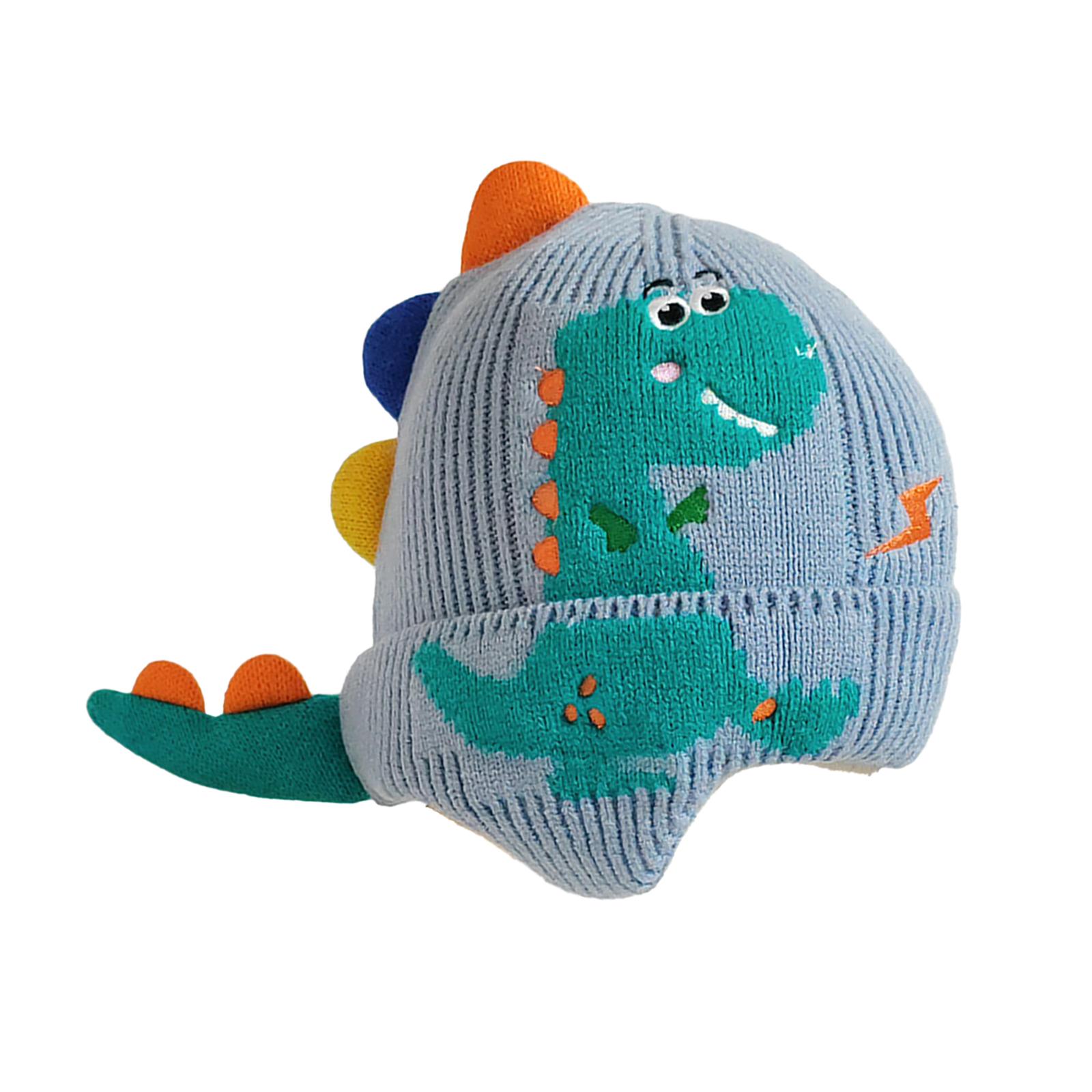 Dinosaur Ear Knitted Hat C