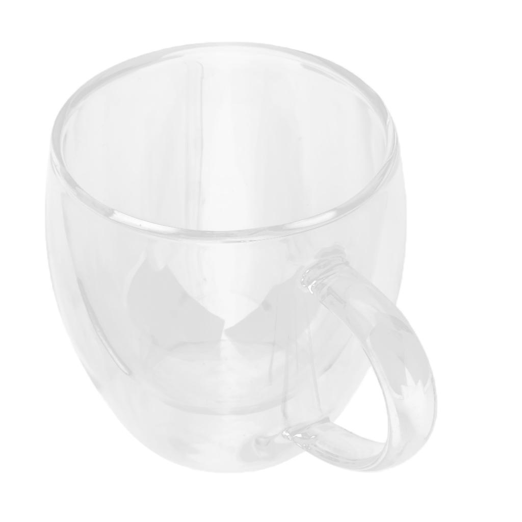 Double-Layer Glass Espresso Cup Home Barware 