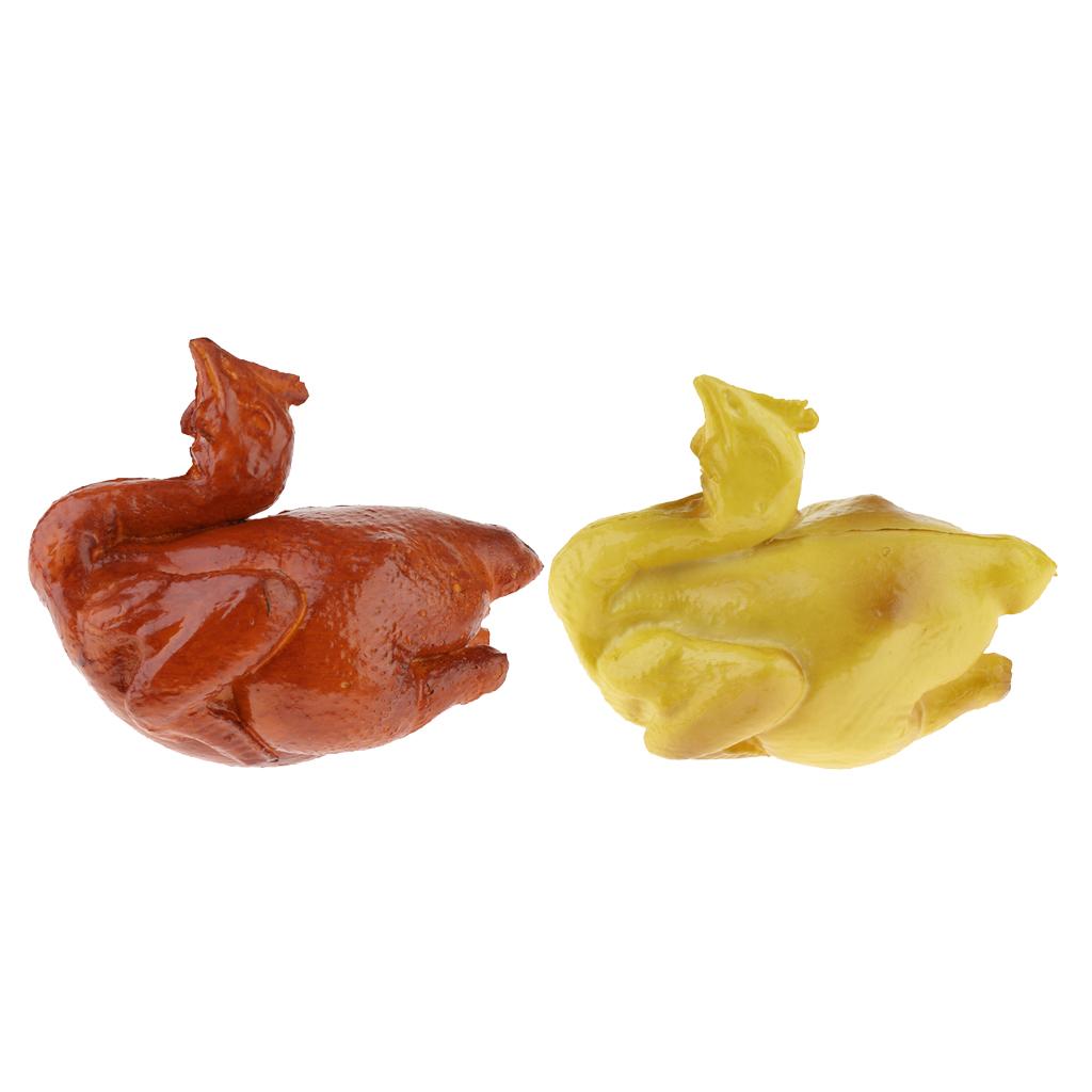 Realistic Artificial Food PVC Fake Roast Chicken Duck Roast Chicken