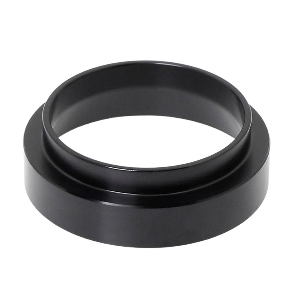 Aluminum Coffee Dosing Ring Replacement Dosing Funnel Black_54mm