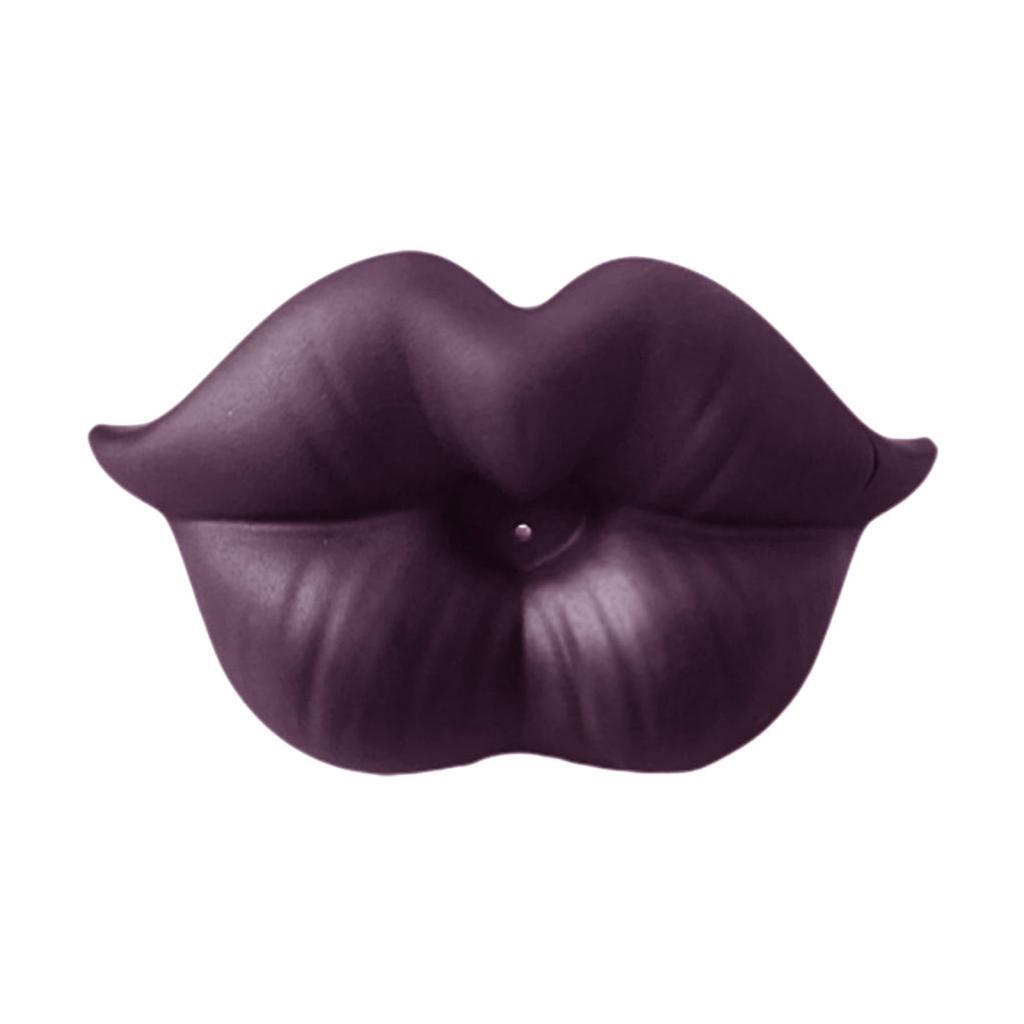 Novelty Lips Shaped Pacifier Silicone Baby Pacifer for Toddler  Purple