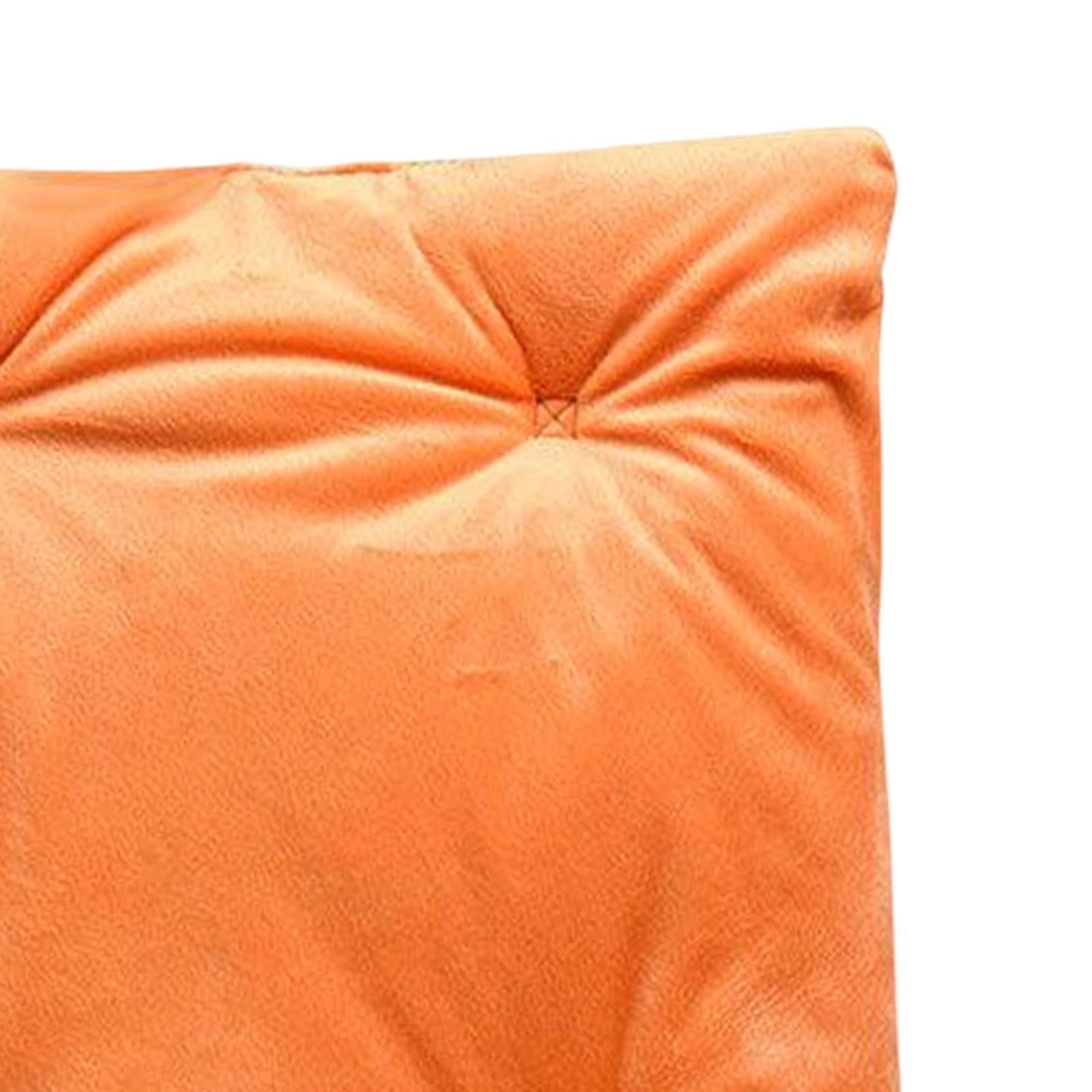 Electric Heating Pad Comfortable USB Warm for Car Bedroom  Orange
