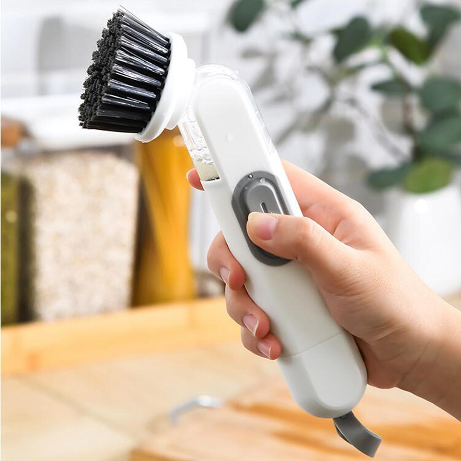 Kitchen Cleaning Brush Cleaning Tools Soap Dispensing for Pot