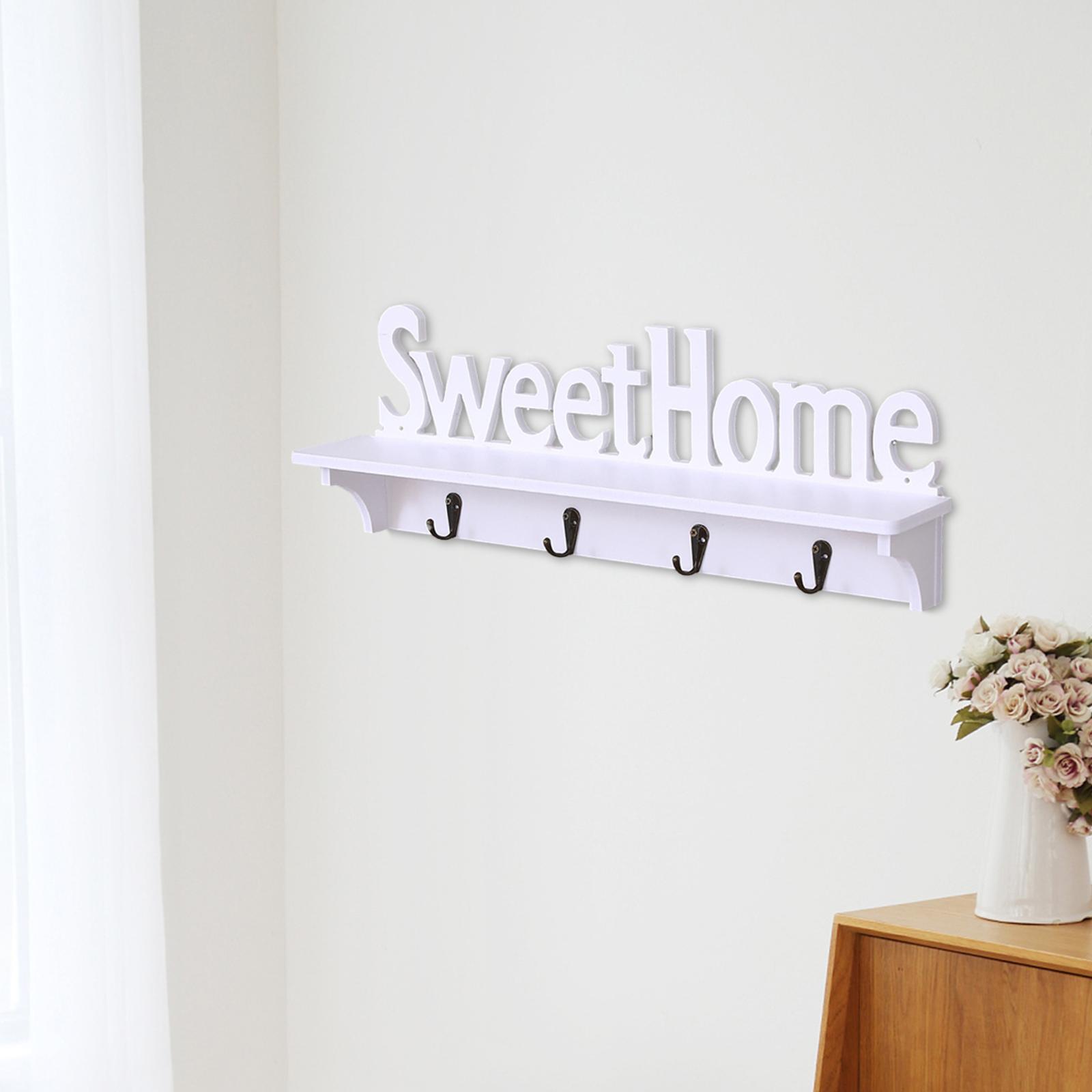 Floating Shelf Makeup Display Rack Towel Rack for Kitchen Farmhouse Washroom