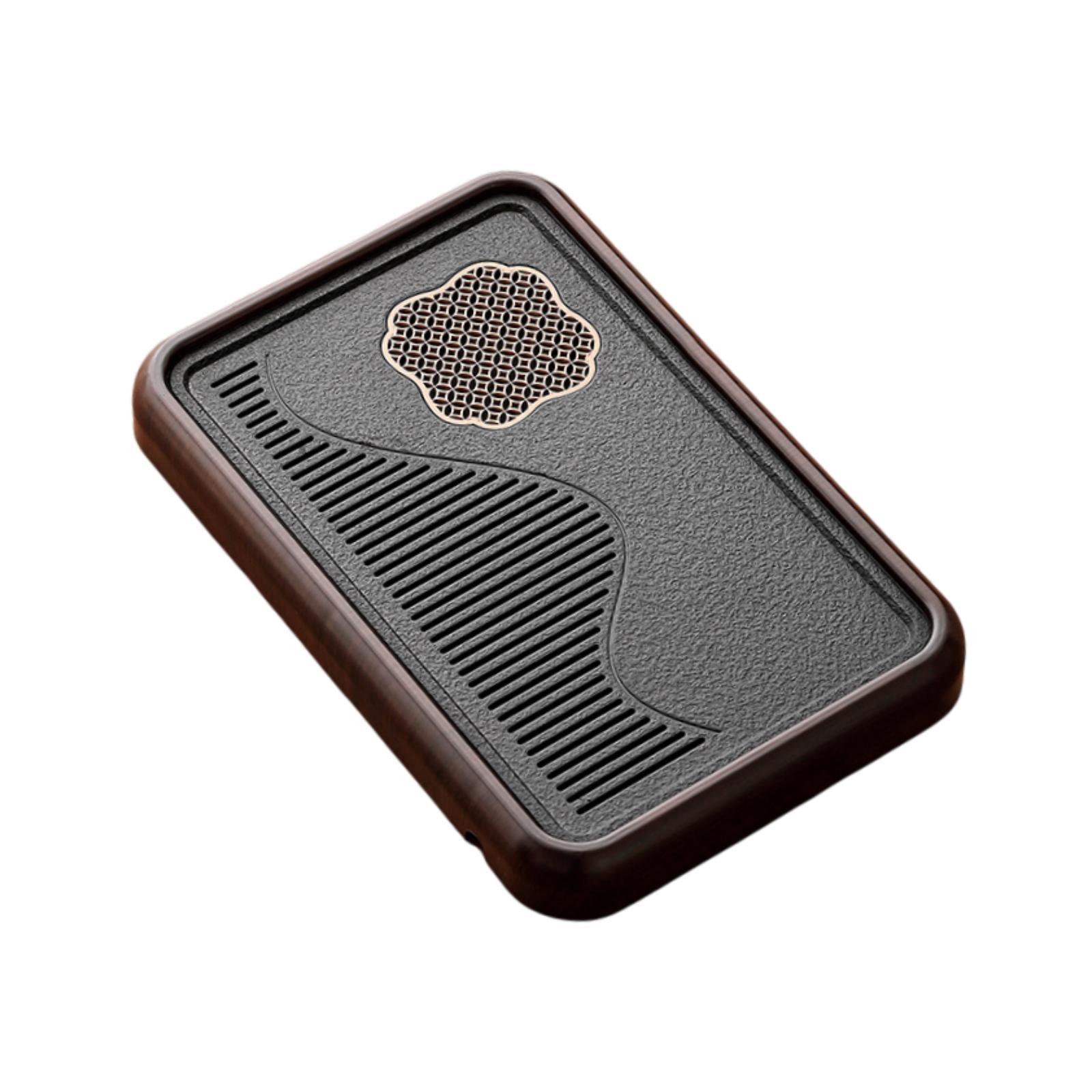Chinese Tea Tray Tea Serving Tray for Household Tea Room Hotel Style B